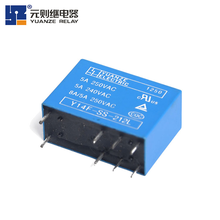 小型8脚12v8a继电器-Y14F